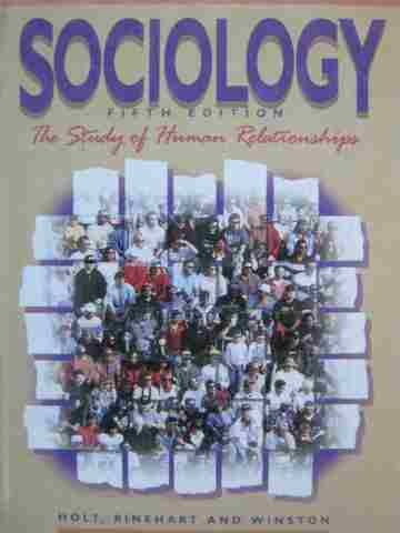 (image for) Sociology The Study of Human Relationships 5th Edition (H)