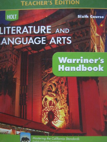 (image for) Warriner's Handbook 6th Course TE (CA)(TE)(H) by Warriner