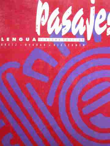 (image for) Pasajes Lengua 3e (P) by Bretz, Dvorak, & Kirschner