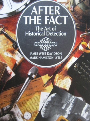 (image for) After the Fact the Art of Historical Detection 3rd Edition (P)