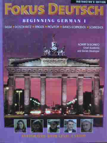 (image for) Fokus Deutsch Beginning German 1 IE (TE)(H) Delia, Dosch Fritz,