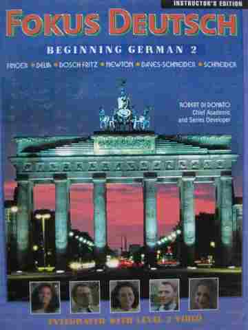 (image for) Fokus Deutsch Beginning German 2 IE (TE)(H) Delia, Dosch Fritz,