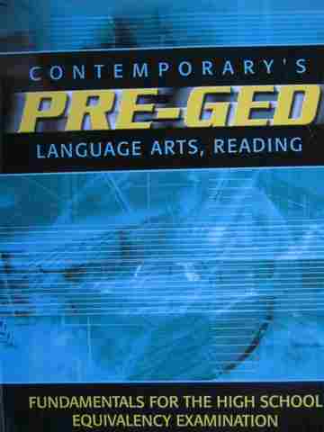 (image for) Contemporary's Pre-GED Language Arts Reading (P)