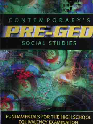 (image for) Contemporary's Pre-GED Social Studies (P)