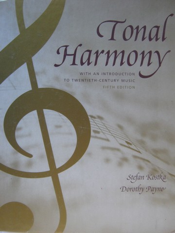 (image for) Tonal Harmony 5th Edition (H) by Stefan Kostka & Dorothy Payne