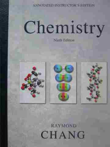 (image for) Chemistry 9th Edition AIE (TE)(H) by Raymond Chang