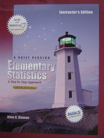(image for) Elementary Statistics A Brief Version 3rd Edition IE (TE)(P)