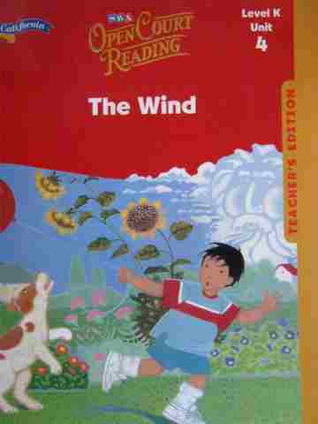 (image for) SRA Open Court Reading K.4 The Wind TE (CA)(TE)(Spiral)