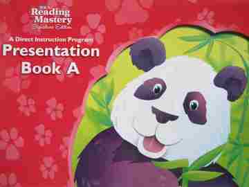 (image for) SRA Reading Mastery K Signature Edition Presentation A (Spiral)