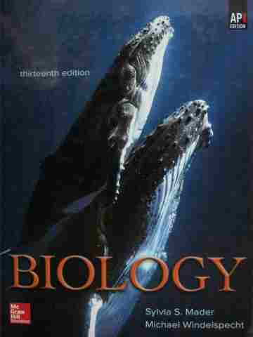 (image for) Biology 13th Edition AP Edition (H) by Mader & Windelspecht