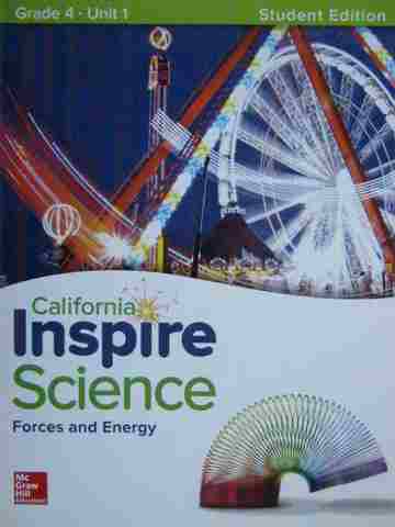 (image for) Inspire Science 4.1 Student Edition (CA)(P) by Hackett, Keeley,