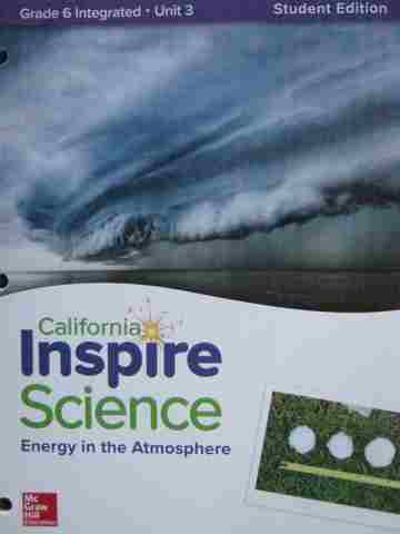 (image for) Inspire Science 6.3 Student Edition (CA)(P) by Biggs,