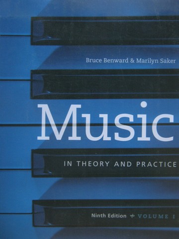 (image for) Music in Theory & Practice 9th Edition Volume 1 (Spiral)