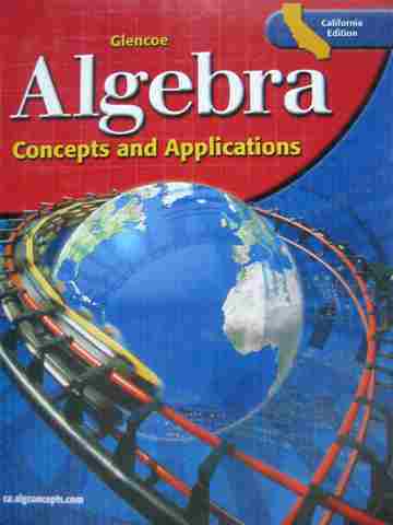 (image for) Algebra Concepts & Applications California Edition (CA)(H)