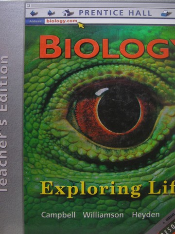 (image for) Biology Exploring Life TE (TE)(H) by Campbell, Williamson,