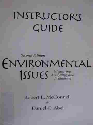(image for) Environmental Issues 2nd Edition IG (TE)(P) by McConnell & Abel