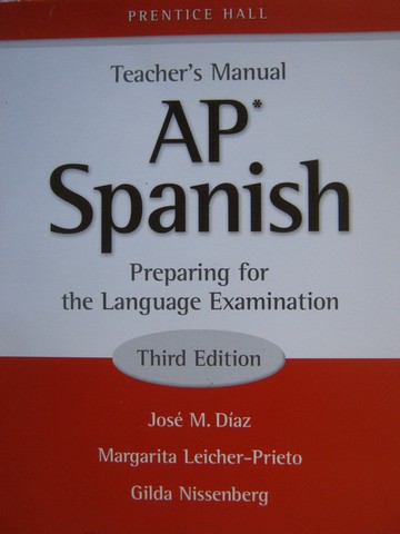 (image for) AP Spanish 3rd Edition TM (TE)(P) by Diaz, Leicher-Prieto,