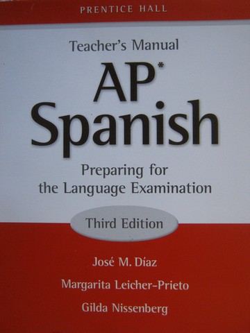 (image for) AP Spanish Preparing for the Language Examination 3e TM (TE)(P) by Diaz, etc.