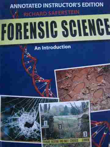 (image for) Forensic Science An Introduction AIE (TE)(H) by Saferstein