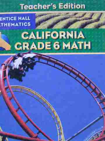 (image for) California Grade 6 Math TE (CA)(TE)(H) by Charles, Illingworth, etc.
