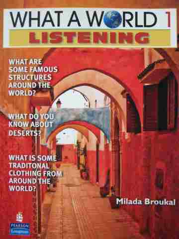 (image for) What A World 1 Listening (P) by Milada Broukal
