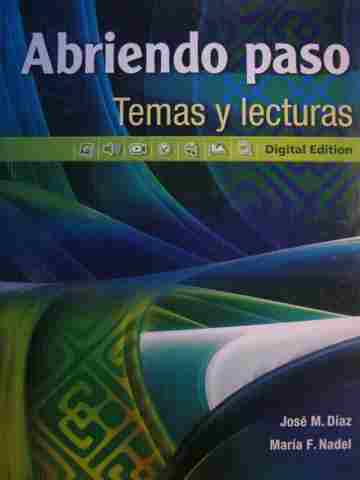 (image for) Abriendo paso Temas y lecturas Digital Edition (H) by Diaz, - Click Image to Close