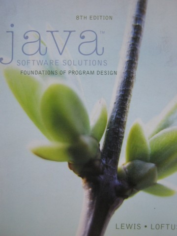 (image for) Foundations of Program Design 8th Edition (P) by Lewis,