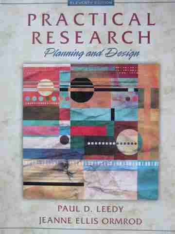 (image for) Practical Research Planning & Design 11th Edition (P) by Leedy & Ormrod