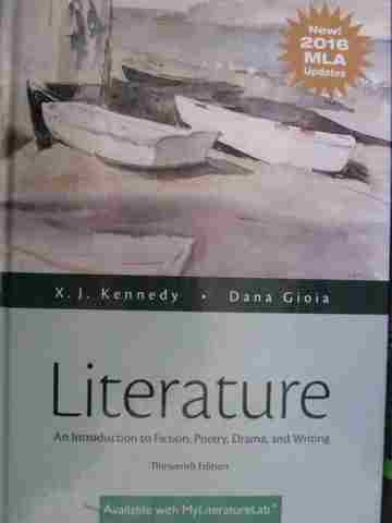 (image for) Literature 13th Edition (H) by X J Kennedy & Dana Gioia