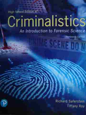 (image for) Criminalistics 13th Edition (H) by Saferstein & Roy