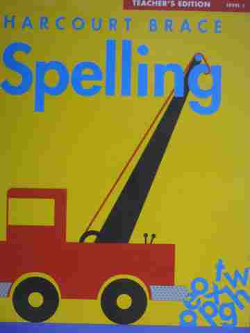(image for) Harcourt Brace Spelling 1 TE (TE)(Spiral) by Carlson, Madden, - Click Image to Close