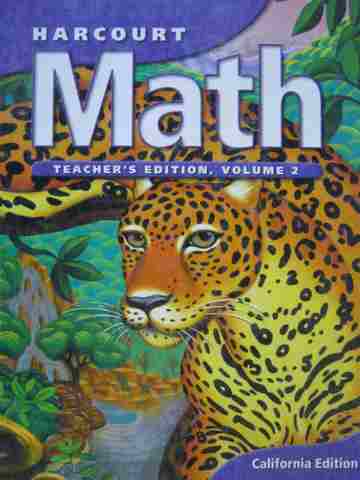 (image for) Harcourt Math 6 TE Volume 2 (CA)(TE)(H) by Wright, Askey,