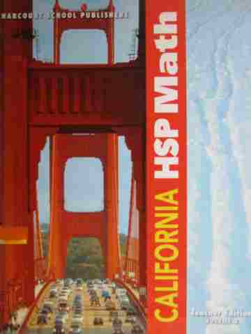 (image for) California HSP Math 4 TE Volume 2 (CA)(TE)(Spiral) by Maletsky,