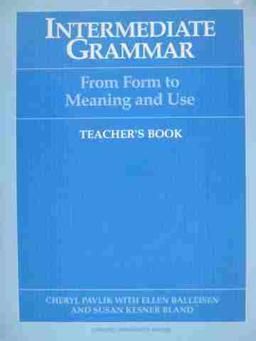 (image for) Intermediate Grammar From Form to Meaning & Use TB (TE)(P)