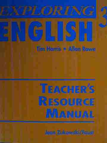 (image for) Exploring English 3 TRM (TE)(P) by Jean Zukowski & Faust