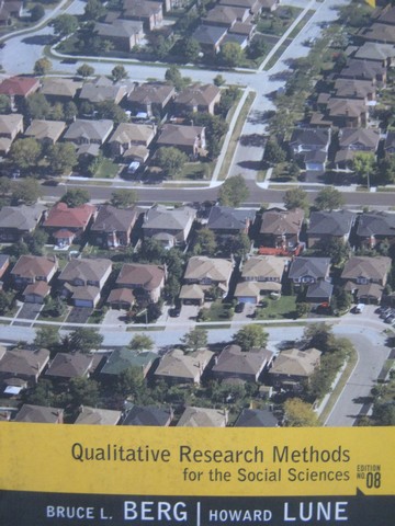(image for) Qualitative Research Methods for the Social Sciences 8e (P)