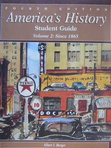(image for) America's History 4th Edition Student Guide Volume 2 (P)