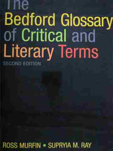 (image for) Bedford Glossary of Critical & Literary Terms 2nd Edition (P)