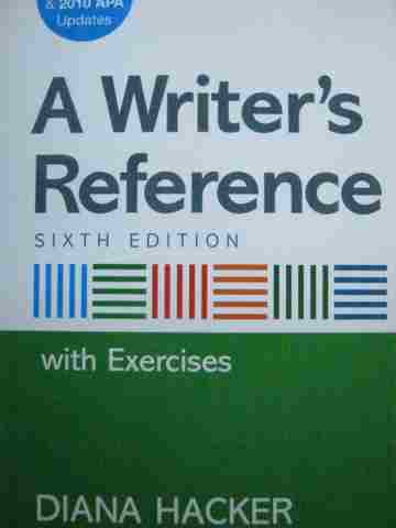 (image for) A Writer's Reference 6th Edition with Exercises (Spiral)