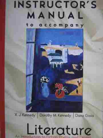(image for) Literature 7e Instructor's Manual (TE)(P) by Kennedy, Kennedy, & Gioia