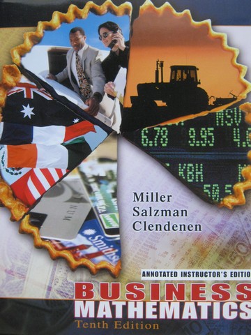 (image for) Business Mathematics 10th Edition AIE (TE)(P) by Miller, Salzman
