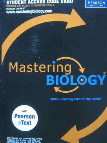 (image for) Campbell Biology 9th Edition Mastering Biology (Card)