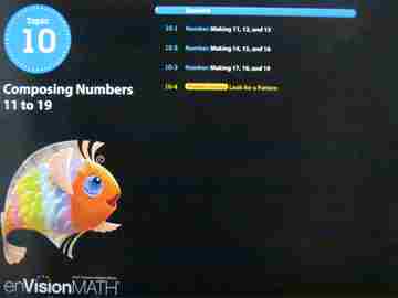 (image for) enVision Math Common Core K Topic 10 TE (TE)(P)