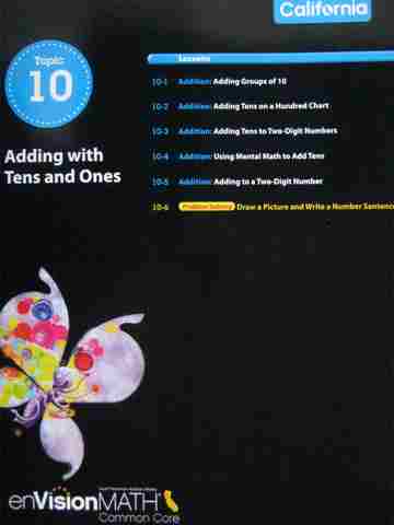(image for) enVision Math California Common Core 1 Topic 10 TE (CA)(TE)(P)