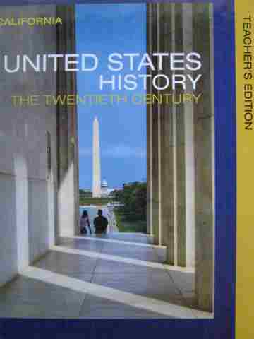 (image for) United States History The 20th Century TE (CA)(TE)(H)