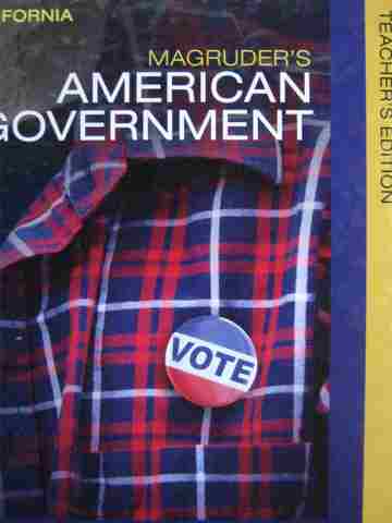 (image for) Magruder's American Government TE (CA)(TE)(H) by Daniel M Shea