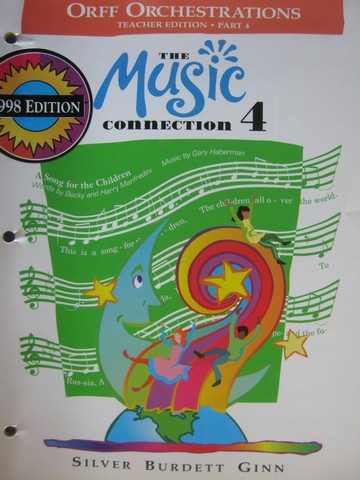 (image for) Music Connection 4 Orff Orchestrations TE Part 4 (TE)(P)
