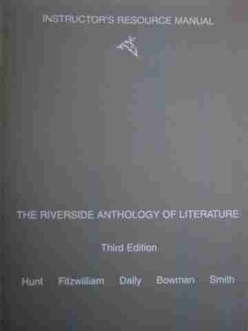 Riverside Anthology of Literature 3rd Edition IRM (TE)(P)