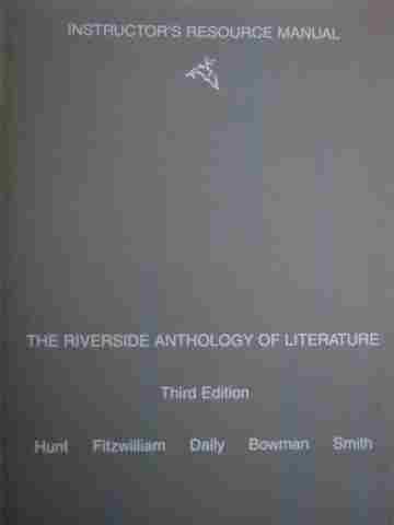 (image for) Riverside Anthology of Literature 3rd Edition IRM (TE)(P)
