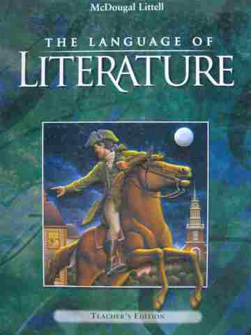 (image for) Language of Literature 8 TE (TE)(H) by Applebee, Bermudez, Blau,